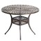 Gardenised Indoor and Outdoor Bronze Dinning Table Bistro Patio Cast Aluminum. QI003960T - alternate 4